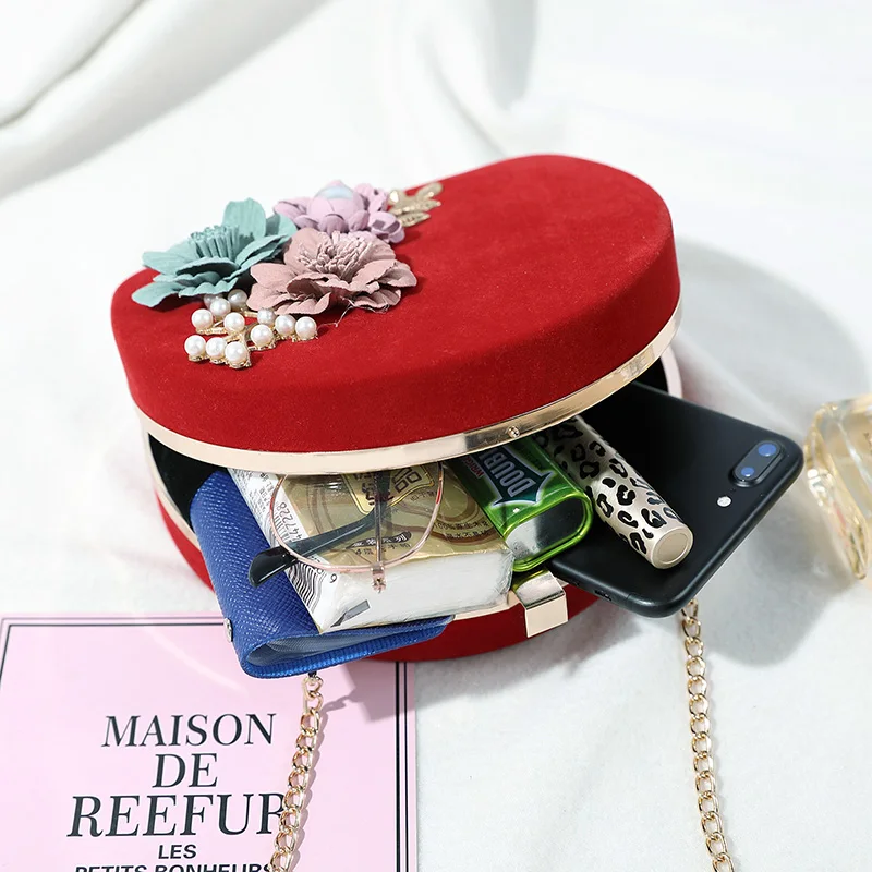 NYHED вечерняя сумка женская сумочка с цепочками и цветами для женщин 2019 свадебной
