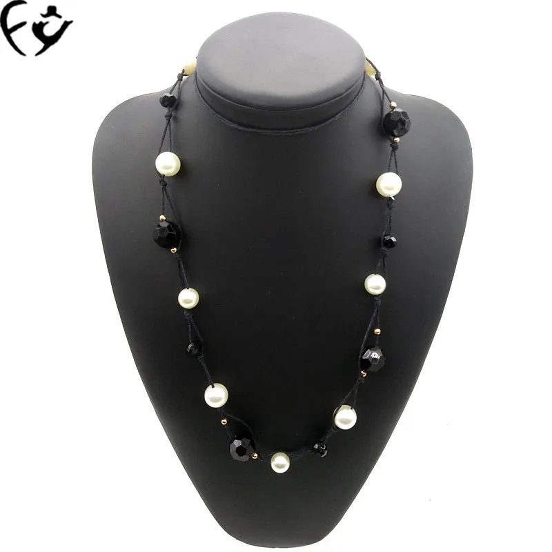 European and American fashion beads creative luxury long sweater necklace FY1811005 | Украшения и аксессуары
