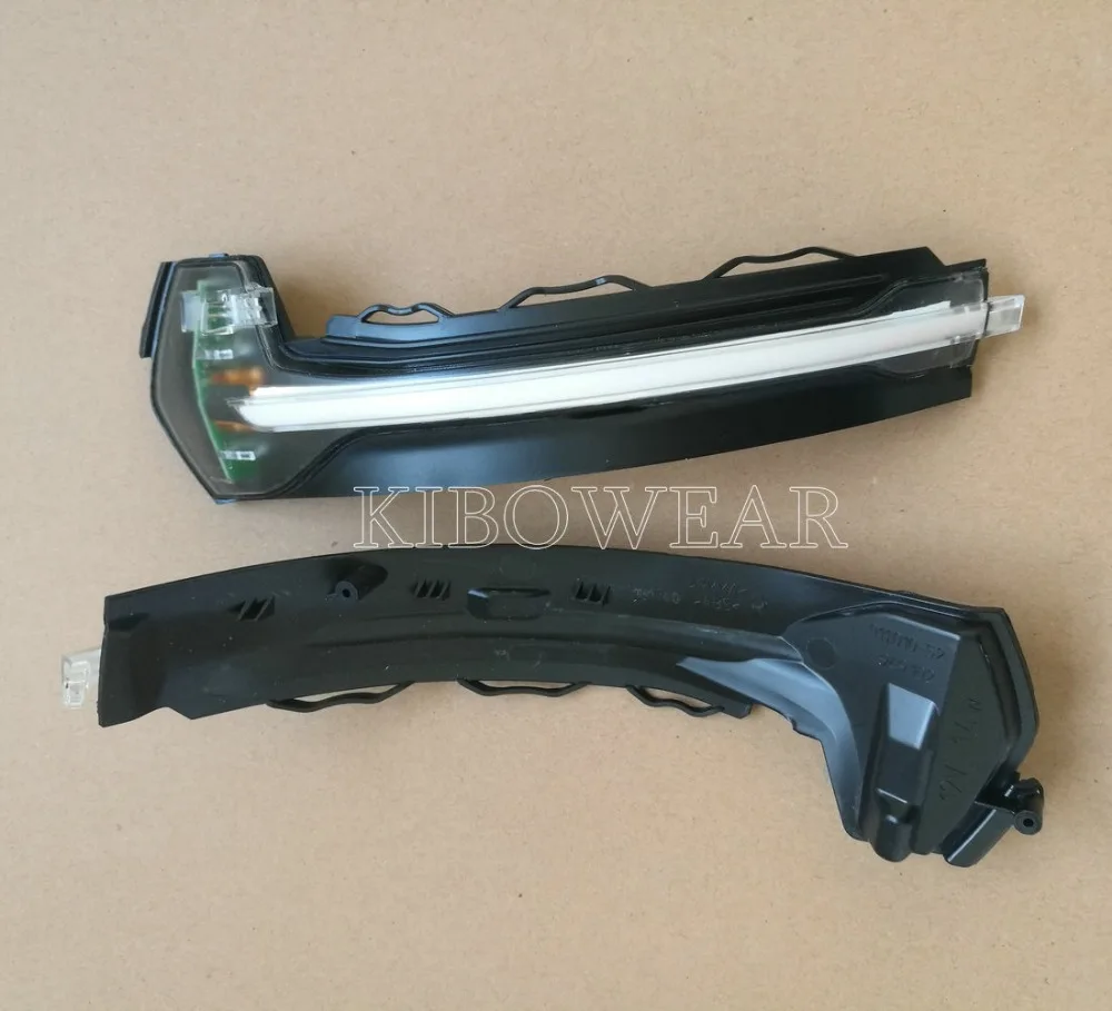 Kibowear кристалл для Audi A3 8V S3 RS3 яркий светодиодный сигнал поворота динамический боковое зеркало светильник мигалка Индикатор 2013 прозрачный