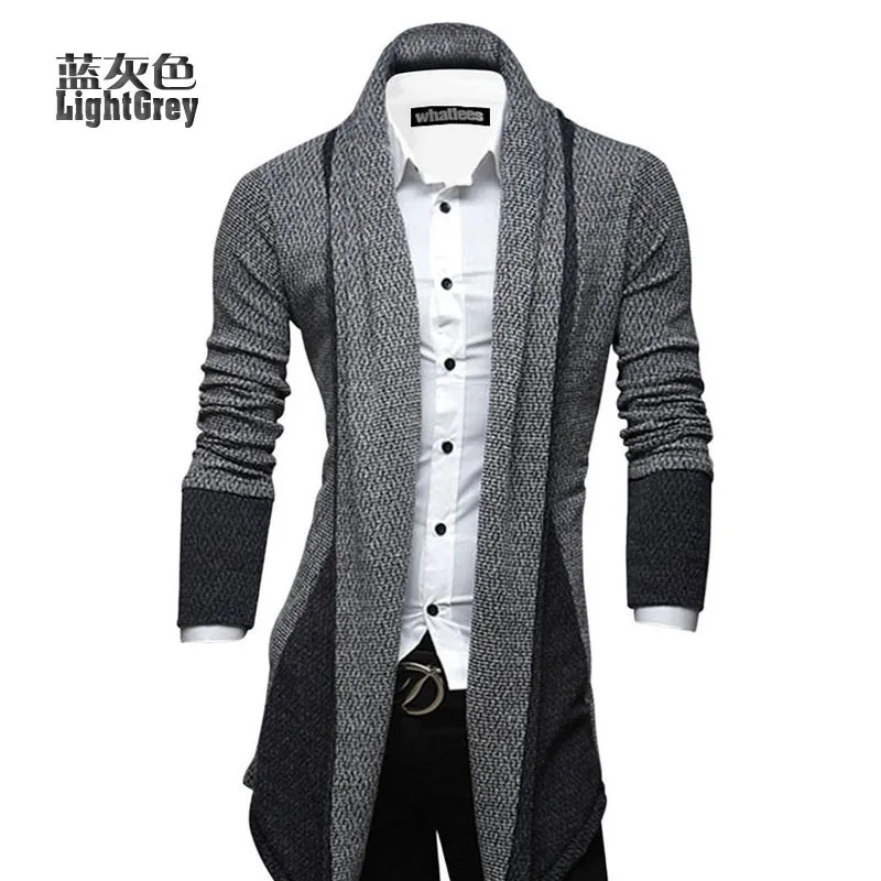 Новинка 2018 мужской комбинированный кардиган с рисунком свитер Мужская одежда