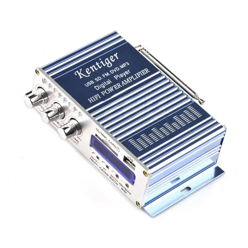 20 Вт 12 В 2CH мощный Hi-Fi аудио стерео усилитель AMP для автомобиля дома MP3 FM |