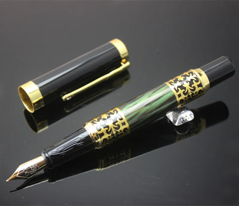 W High-end классические черные dikawen 8012 набор авторучек 0,5 мм подарочные ручки чернил для студент; преподаватель Бизнес партнер написание - Цвет: W