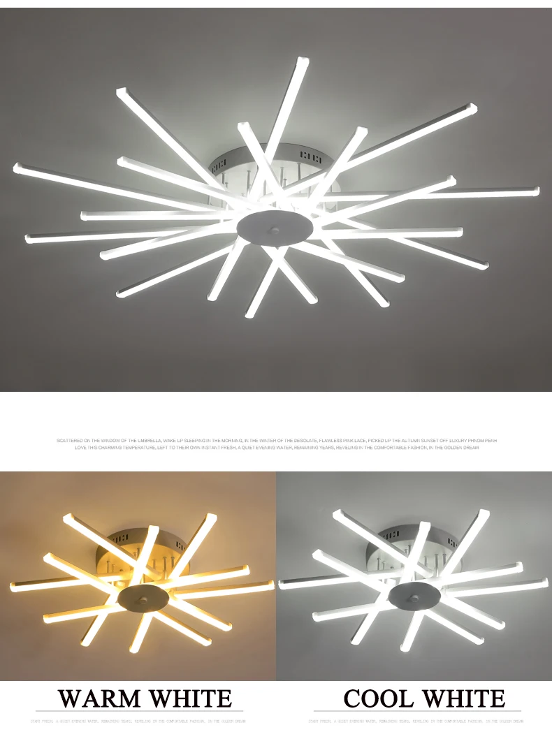 Современные потолосветодиодный светодиодные люстры в новом дизайне