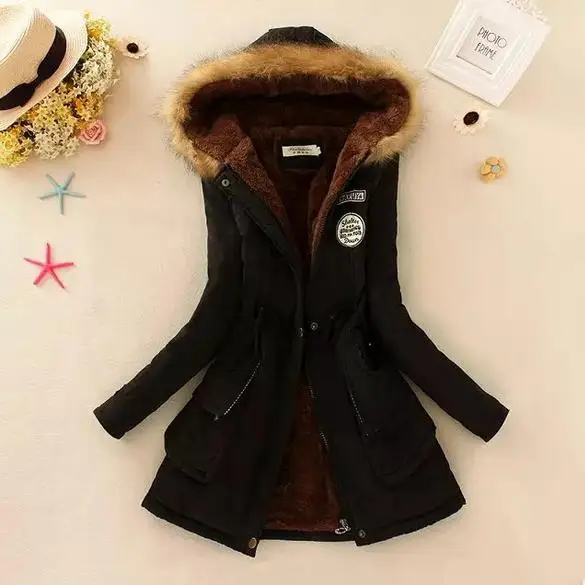 Женское базовое пальто куртка 2020 плотное теплое зимние женские парки
