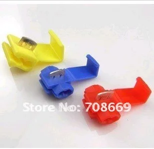 

500pcs Scotch Lock Quick Splice 22-18 AWG Wire Connector