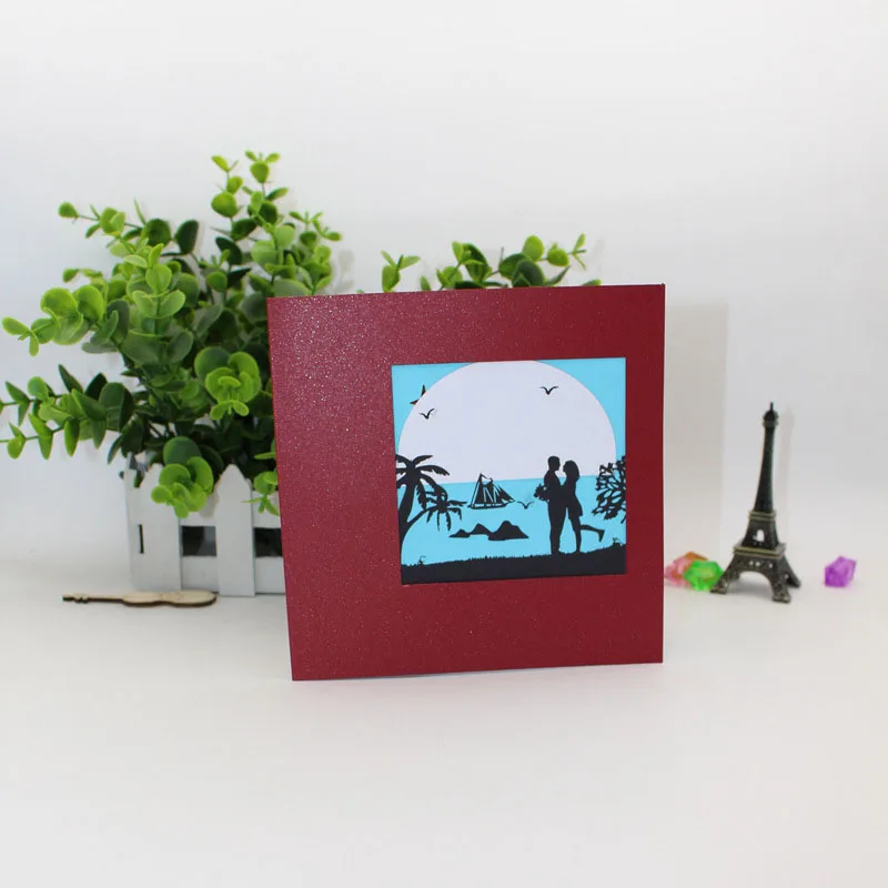 3D лазерная резка ручная работа подарок другу|invitation greeting|invitation greeting cardgreeting cards |