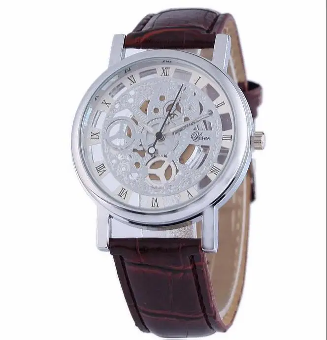 Luxury Brand hollow Leather Quartz Watch Men Women Fashion Bracelet Wrist Wristwatches Clock Relogio Masculino Feminino | Наручные часы