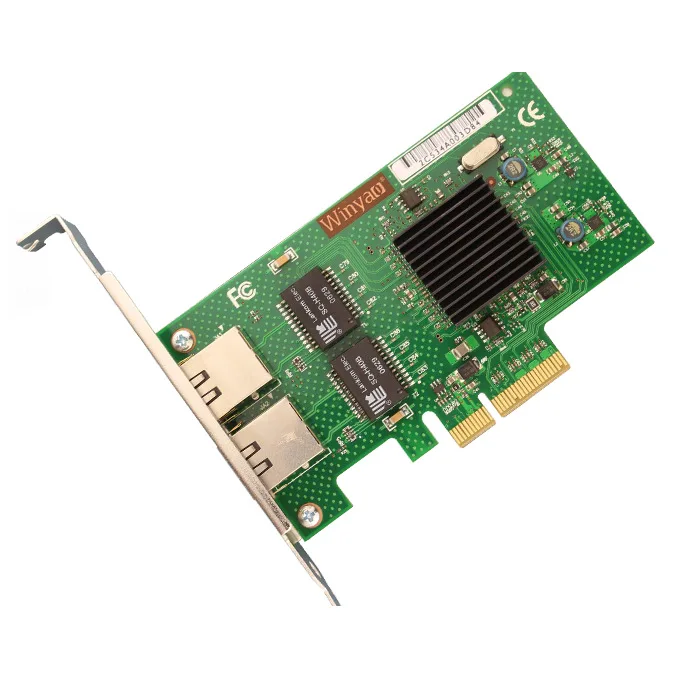 Winyao WY576T двухпортовый медный гигабитный 1000 Мбит/с Ethernet PCI E серверный адаптер с