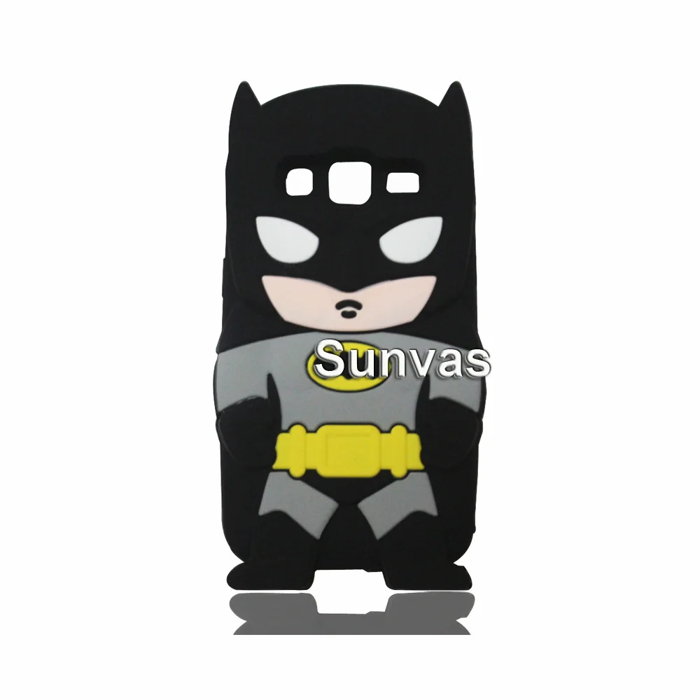 Black Batman Чехол с 3D рисунком для samsung Galaxy J2 Prime G532 G532F Grand Prime Plus G530+ чехол для телефона с изображением кошки лошади кролика - Цвет: Black Batman