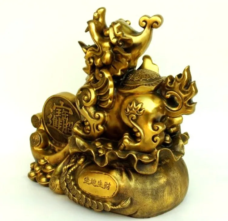 Verkaufen Chinesische Sehr Schöne Messing Mythische Wilde Tier Pi Xiu Handwerk Dekorationen Statue