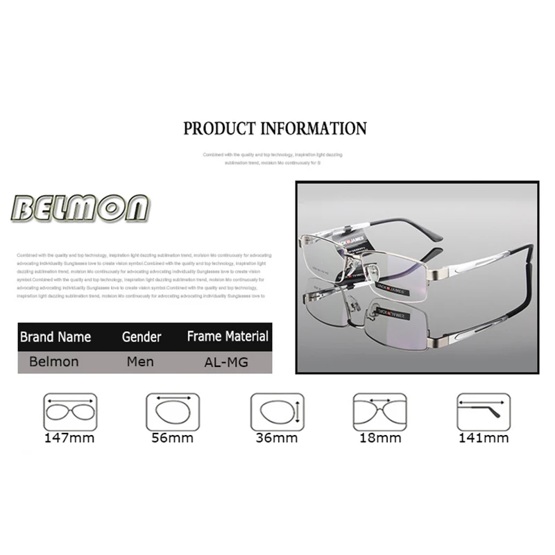 AL-MG оправа для очков мужчин компьютерные оптические очки в оправе прозрачные