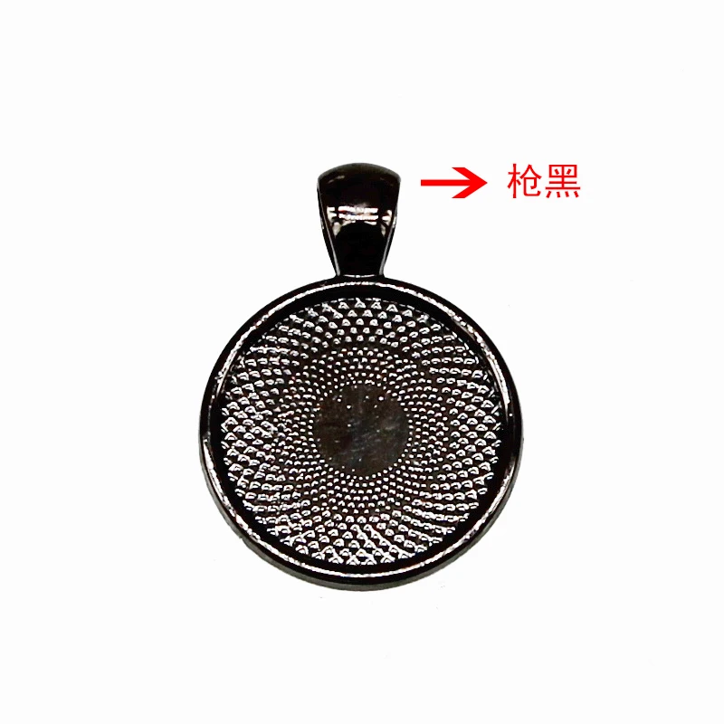 Ожерелье с подвеской-кабошоном 6 шт. двусторонняя основа для камеи медная рамка