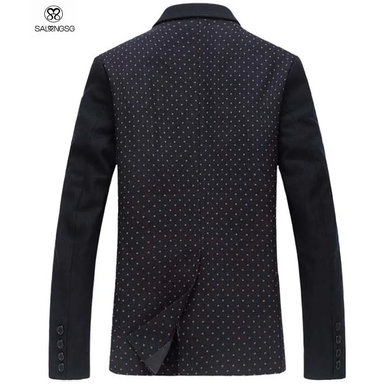 Блейзер Мужчины Черные Slim Fit Мужская Платье Пиджак Jaqueta 2017 Новый людей прибытия