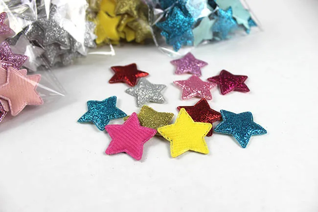 10 шт./лот Симпатичные нашивки с мигающими звездами для одежды и сумок