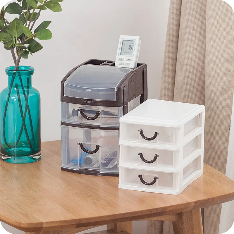 Baffect мини 3 слойная настольная коробка для хранения ящиков чехол мелких предметов