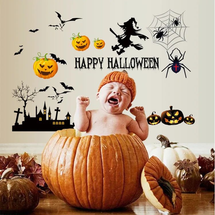 2015 новый Steyr Aug фондовой стекла тыквы наклейки Хэллоуин могут быть удалены | Дом и