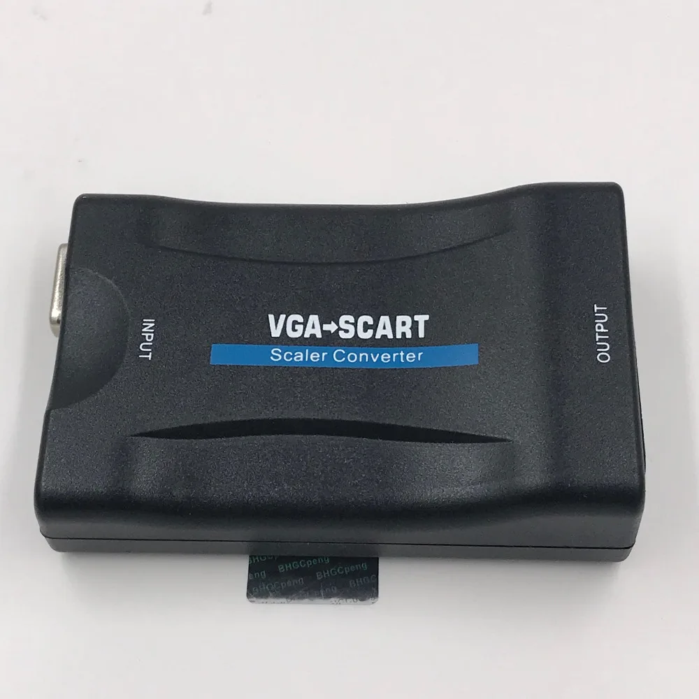 Преобразователь VGA в Scart 1080P преобразователь видео и аудиосигнала высокое