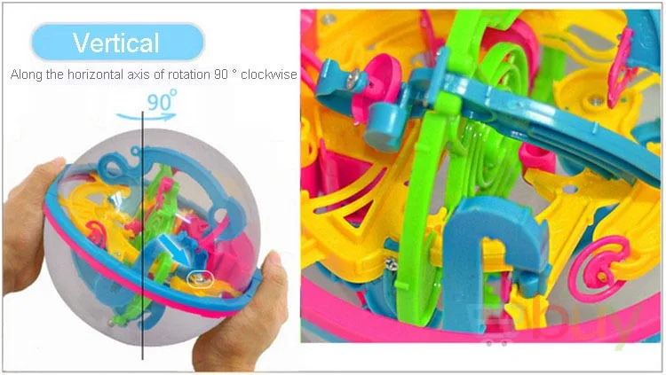 3D шар лабиринт головоломка Лабиринт Perplexus Лабиринт Игры развивающие игрушки для Для детей магический Интеллект лабиринт шар 100 барьеров