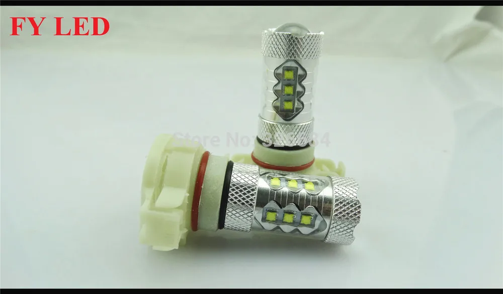 Бесплатная доставка 2 шт. Покупки высокое светильник H16 5202 2504 P1 19 Вт PG20 3 80 1000lm Cree