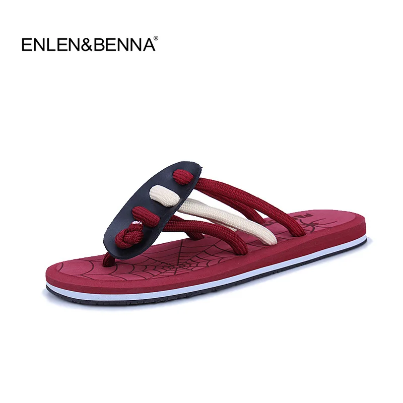 2018 брендовые сандалии мужские тапочки на плоской подошве удобные вьетнамки