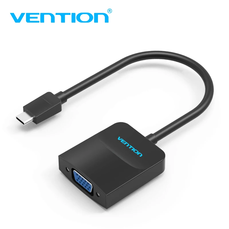 Vention USB C VGA Adapter Type-c to 1080P 60HZ Female for MacBook Pro ChromeBook Huawei Mate 10 Type | Электроника