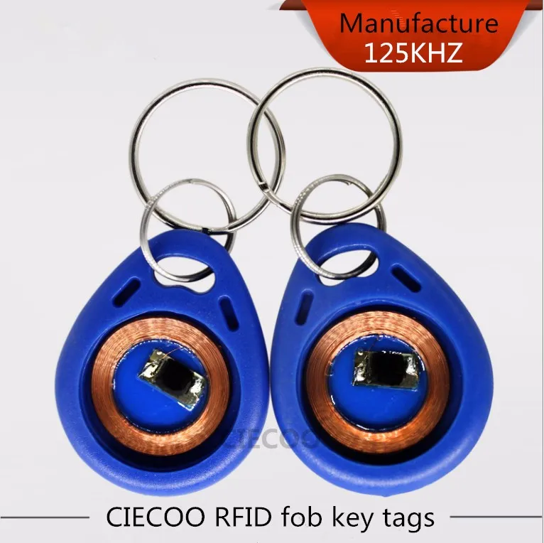 Ciecoo мини rfid брелока теги 20 шт./лот 125 кГц RFID карты EM ID fob | Безопасность и защита