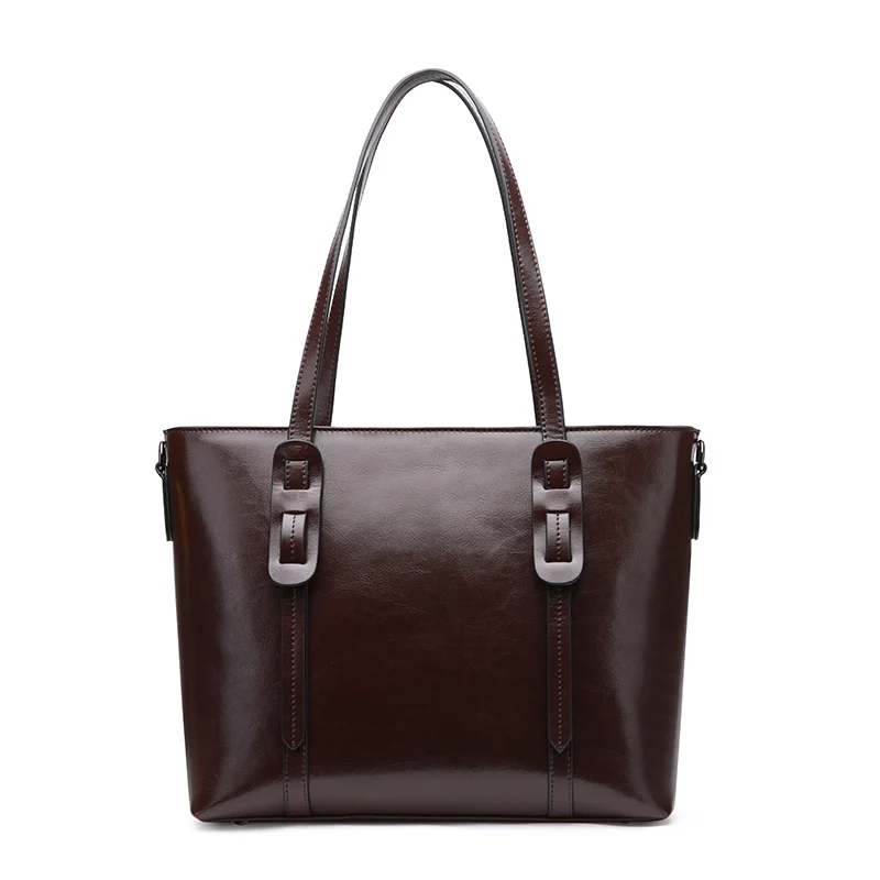 Женская сумка из натуральной кожи дамская сумочка воловьей модный брендовый