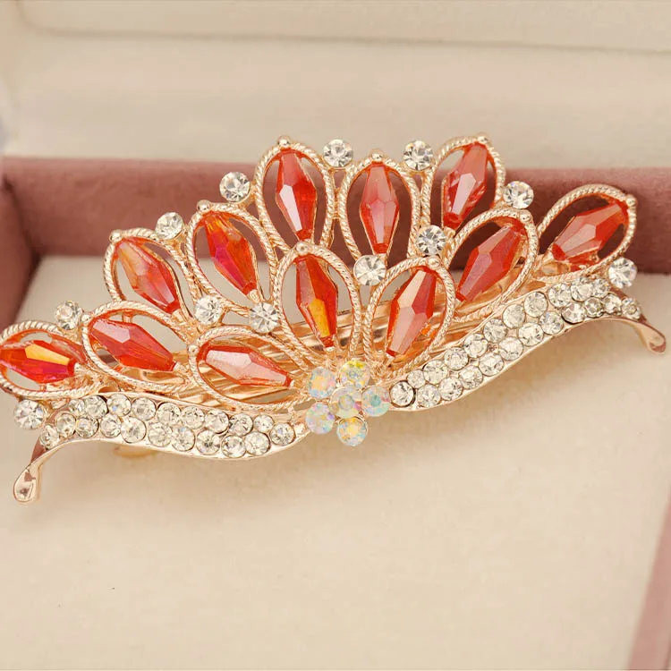 Импортные хрустальные бусины из бисера цветная дрель Корона боковой зажим|side