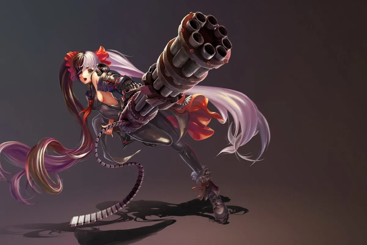 Плакат на холсте из ткани пользовательский аниме красивая девушка и большой