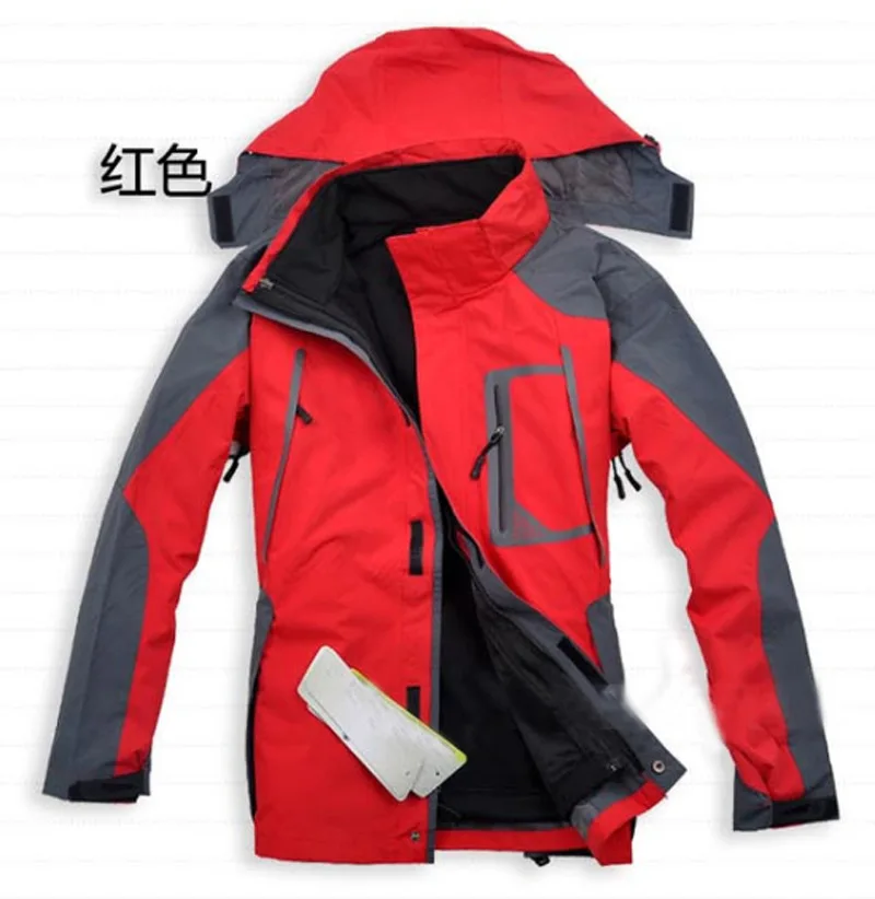 Мужской и женский пуховик зимняя спортивная куртка с капюшоном теплая Толстая