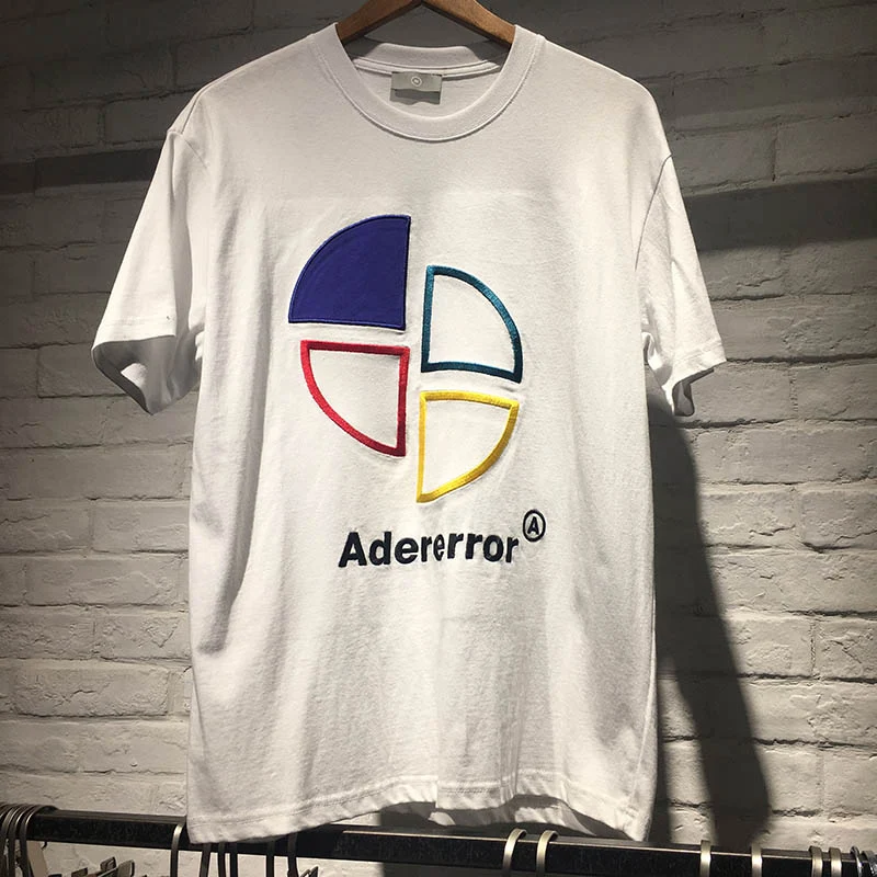 Мужские и женские футболки с вышивкой повседневные хлопковые | Мужская одежда