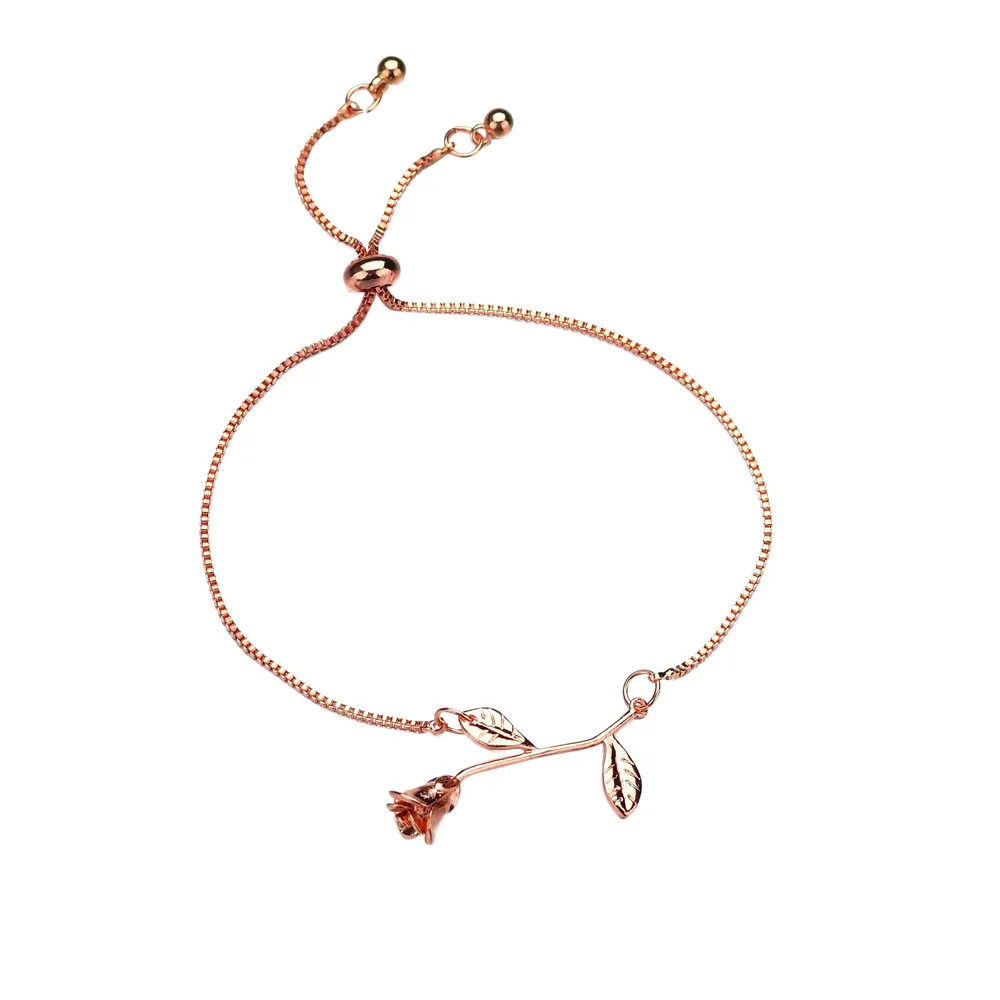 Хит продаж женские браслеты с кристаллами и стразами покрытые розами браслет