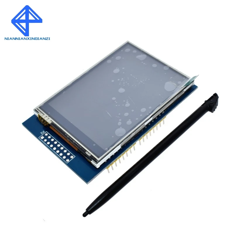 2,8 дюйма 3,3 В 300 мА TFT lcd Щит сенсорный дисплей модуль для Arduino UNO с резистивной сенсорной панелью DIY Kit