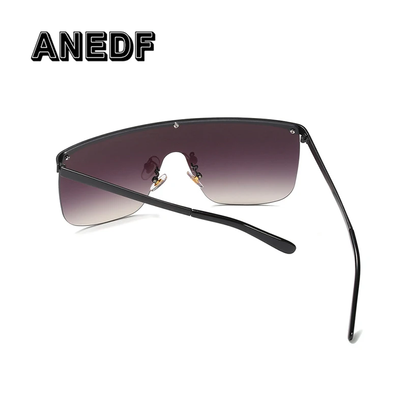 ANEDF Oversized Mask Sunglasses Men Women Fashion Brand Design Shades UV400 Vintage Glasses De Sol | Аксессуары для одежды