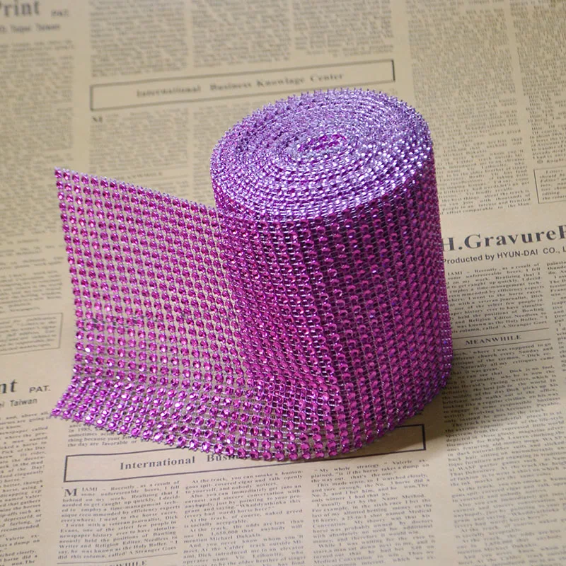 7 цветов 1 ярд отправить свадебные алмазные сетчатые украшения для вечеринки