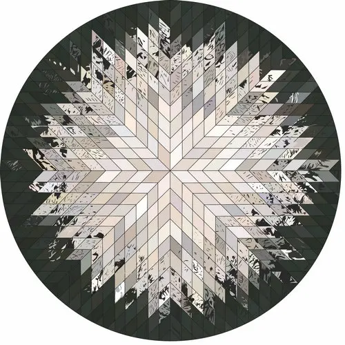 5 мм ультра тонкий весенне летний большой круглый ковер коврик для гостиной