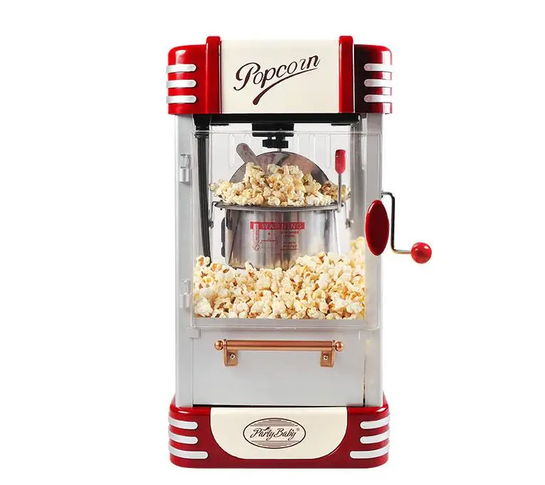 Small Electric Popcorn Machine Mini Household Automatic Hot Oil Popcorn Maker Fast Heating With Non-Stick Pot Pipoqueira M530