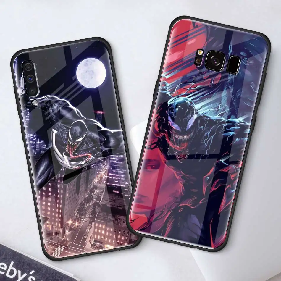 Чудо-яд, супергерой, чехол из закаленного стекла для samsung Galaxy S10 S10e S9 S8 S10 Plus Note 9 A50 A30, чехол для телефона