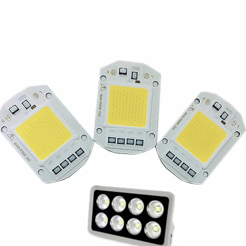 Светодиодный COB чип белый 50 Вт 220 В переменного тока 110 10 шт.|led white chip|led 50w coblamp for |
