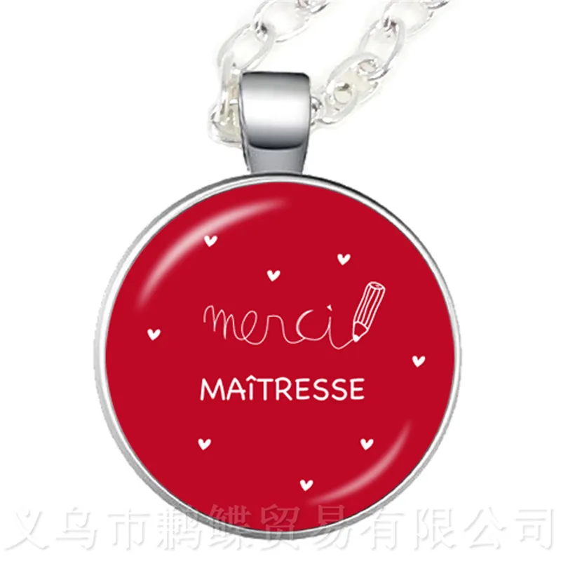 Креативное ожерелье для подарков 25 мм стеклянный кабошон обучающий женщин и