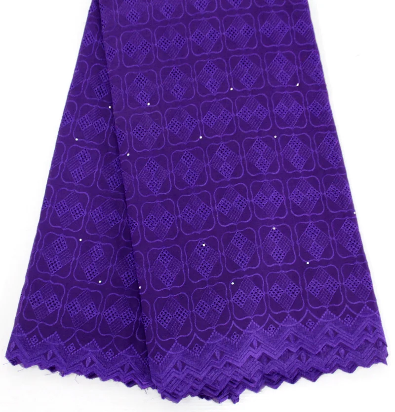 2018 Style African Cotton Swiss Voile Lace Fabric For Party Dress High Class In Switzerland Stones ZDDY | Дом и сад