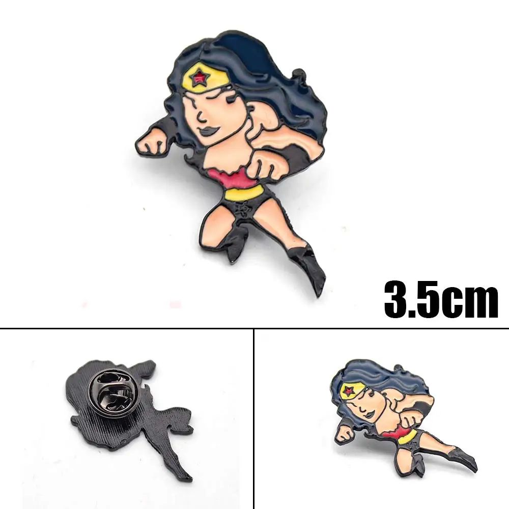 Wonder Woman значок DC Justice League металлическая твердая эмалированная брошка на лацканы