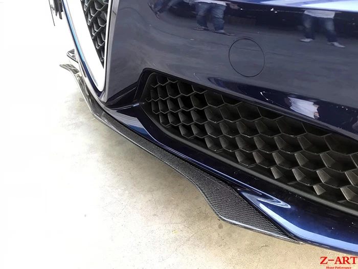 Z ART углеродное волокно спереди губ для Alfa Romeo Giulia 200HP 280HP подбородка 2016 2018|Обвесы| |