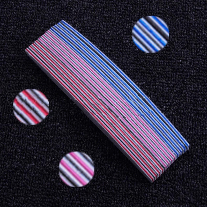 Четыре лилии 4 шт./лот для дизайна ногтей шлифовальная пилка с C изогнутой