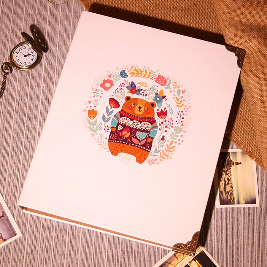 Большие семейные фотоальбомы 500 фотографии креативный Рождественский