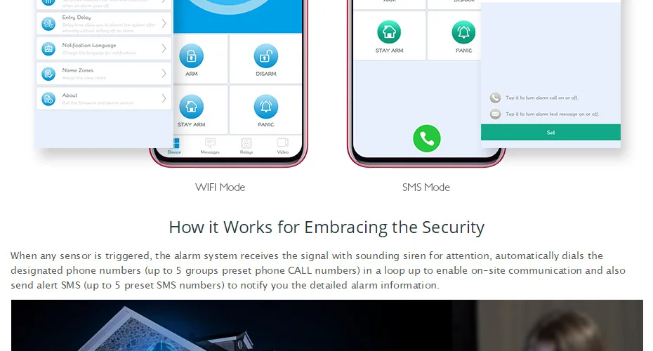 Homsecur беспроводный ЖК-дисплей 3g WI-FI SMS автодозвон охранной сигнализации Системы+ 4 pet-иммунная PIR LA02-3g