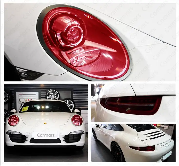 Авто-Стайлинг 60 см * 30 авто светильник головной хвост виниловая пленка Стикеры