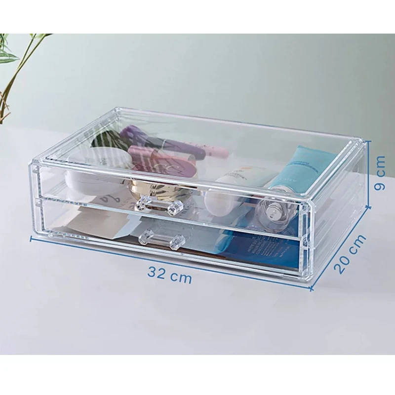 Акриловая коробка для хранения ювелирных изделий Органайзер Коробка чехлов 4