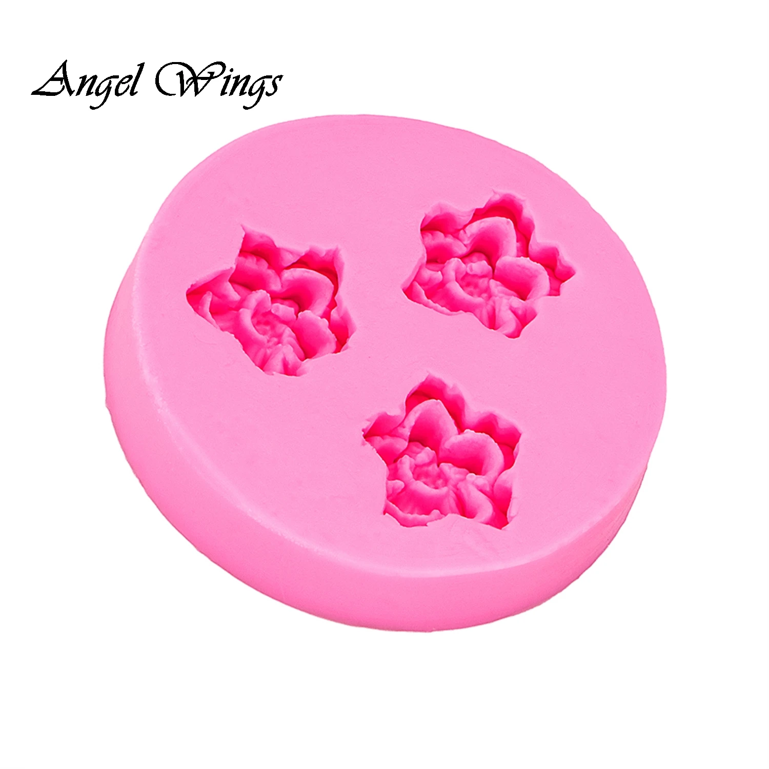 3 отверстия мини форма цветка силиконовые формы украшения торта инструменты