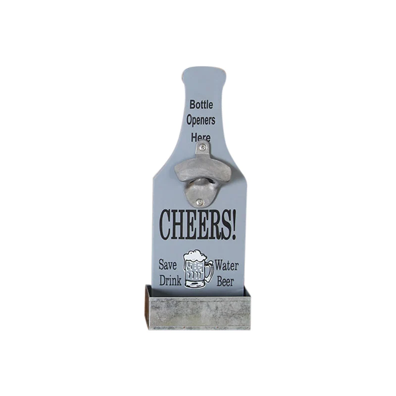 New Beer Bottle Opener Wood Wall Mounted Vintage Home Bar Restaurant Decoration XOA88 | Openers